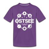 Ostsee Symbole - Kinder Premium T-Shirt - Lila