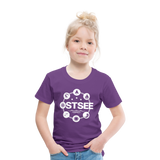 Ostsee Symbole - Kinder Premium T-Shirt - Lila