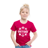 Ostsee Symbole - Kinder Premium T-Shirt - dunkles Pink