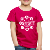 Ostsee Symbole - Kinder Premium T-Shirt - dunkles Pink