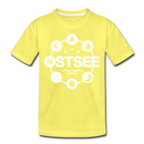 Ostsee Symbole - Kinder Premium T-Shirt - Gelb