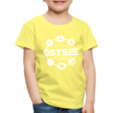 Ostsee Symbole - Kinder Premium T-Shirt - Gelb