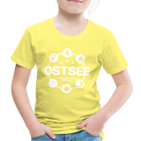 Ostsee Symbole - Kinder Premium T-Shirt - Gelb