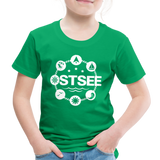 Ostsee Symbole - Kinder Premium T-Shirt - Kelly Green