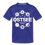 Ostsee Symbole - Teenager Premium T-Shirt - Königsblau