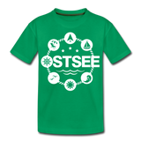 Ostsee Symbole - Teenager Premium T-Shirt - Kelly Green