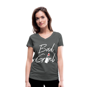 Bad Girl - Frauen Bio-T-Shirt mit V-Ausschnitt von Stanley & Stella - Schwarz