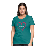 Heart Be Kind - Frauen Premium T-Shirt - Divablau