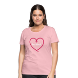 Heart Be Kind - Frauen Premium T-Shirt - Hellrosa