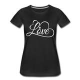 Love Fonts - Frauen Premium T-Shirt - Schwarz