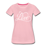 Love Fonts - Frauen Premium T-Shirt - Hellrosa