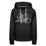 Love Fonts - Frauen Premium Hoodie - Schwarz