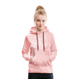 Love Fonts - Frauen Premium Hoodie - Kristallrosa