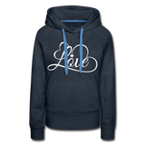 Love Fonts - Frauen Premium Hoodie - Navy