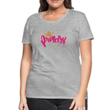 Princess - Frauen Premium T-Shirt - Grau meliert