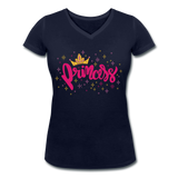 Princess - Frauen Bio-T-Shirt mit V-Ausschnitt von Stanley & Stella - Navy