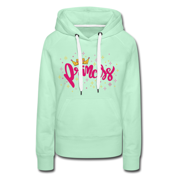 Princess - Frauen Premium Hoodie - helles Mintgrün