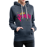 Princess - Frauen Premium Hoodie - Jeansblau