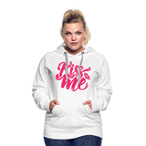 Kiss me fonts - Frauen Premium Hoodie - Weiß