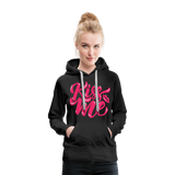 Kiss me fonts - Frauen Premium Hoodie - Schwarz