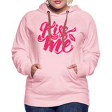 Kiss me fonts - Frauen Premium Hoodie - Kristallrosa