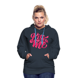 Kiss me fonts - Frauen Premium Hoodie - Navy