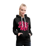 Kiss me fonts - Frauen Premium Hoodie - Anthrazit