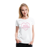 Girl Power - Frauen Premium T-Shirt - Weiß