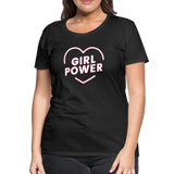 Girl Power - Frauen Premium T-Shirt - Schwarz