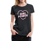 Girl Power - Frauen Premium T-Shirt - Schwarz