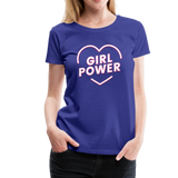 Girl Power - Frauen Premium T-Shirt - Königsblau