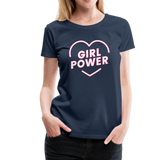 Girl Power - Frauen Premium T-Shirt - Navy