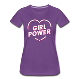 Girl Power - Frauen Premium T-Shirt - Lila