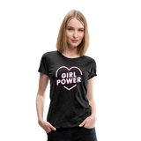 Girl Power - Frauen Premium T-Shirt - Anthrazit