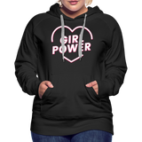 Girl Power - Frauen Premium Hoodie - Schwarz