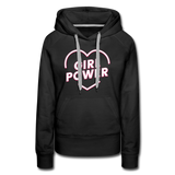 Girl Power - Frauen Premium Hoodie - Schwarz