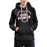 Girl Power - Frauen Premium Hoodie - Schwarz