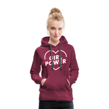 Girl Power - Frauen Premium Hoodie - Bordeaux