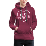 Girl Power - Frauen Premium Hoodie - Bordeaux