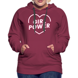 Girl Power - Frauen Premium Hoodie - Bordeaux