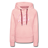 Girl Power - Frauen Premium Hoodie - Kristallrosa