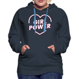 Girl Power - Frauen Premium Hoodie - Navy