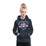 Girl Power - Frauen Premium Hoodie - Navy