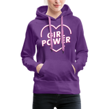 Girl Power - Frauen Premium Hoodie - Purple