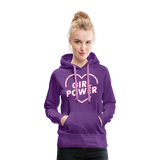 Girl Power - Frauen Premium Hoodie - Purple