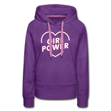 Girl Power - Frauen Premium Hoodie - Purple