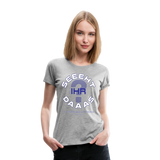 Seht Ihr das? - Frauen Premium T-Shirt - Grau meliert