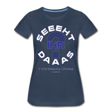 Seht Ihr das? - Frauen Premium T-Shirt - Navy