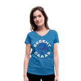 Seht Ihr Das Serie - Frauen Bio-T-Shirt mit V-Ausschnitt von Stanley & Stella - Pfauenblau