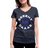 Seht Ihr Das Serie - Frauen Bio-T-Shirt mit V-Ausschnitt von Stanley & Stella - Navy